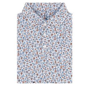 Rhoback The Space City  Men's Short Sleeve Performance Polo